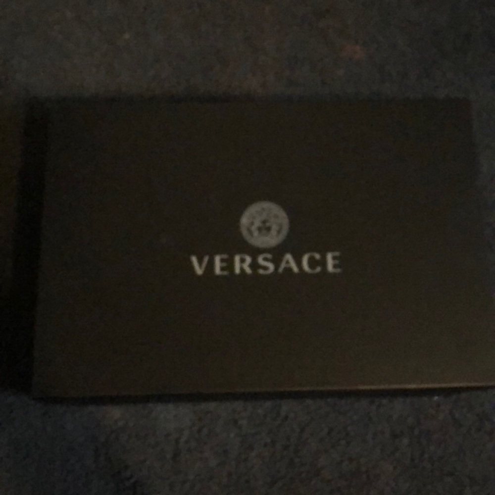 Versace silver hightop sneakers